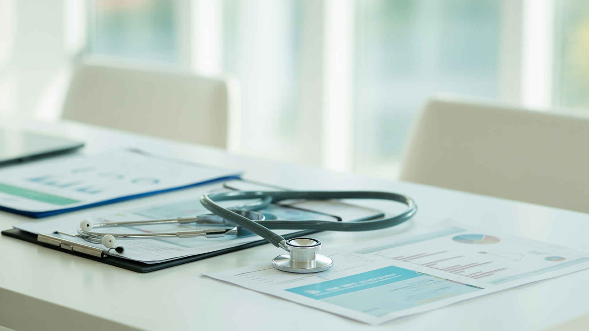 Chart and Stethoscope